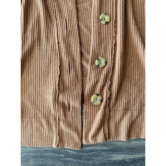 Free People Women's Button-Up Fall Cardigan Sweater (Size Small) - Picture 2 of 3